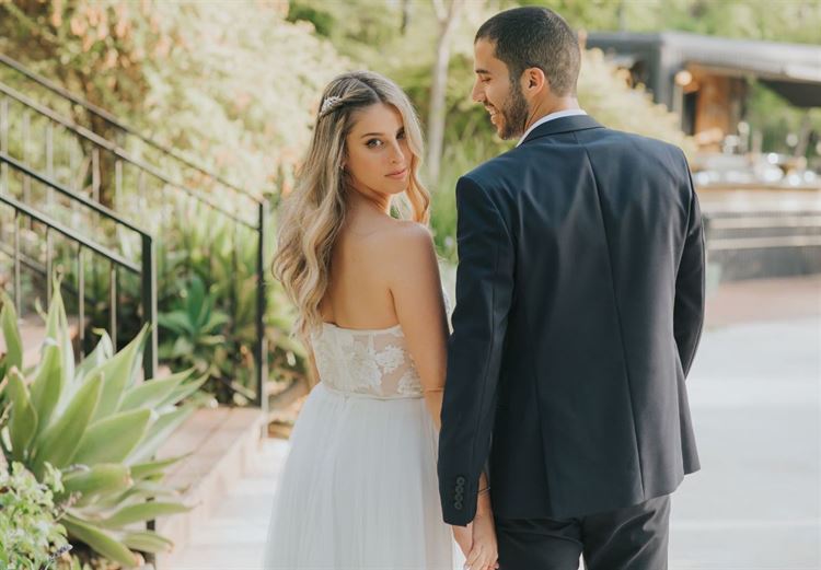 החתונה של חן בירון ודניאל בן עמי (צילום: עידן חסון)