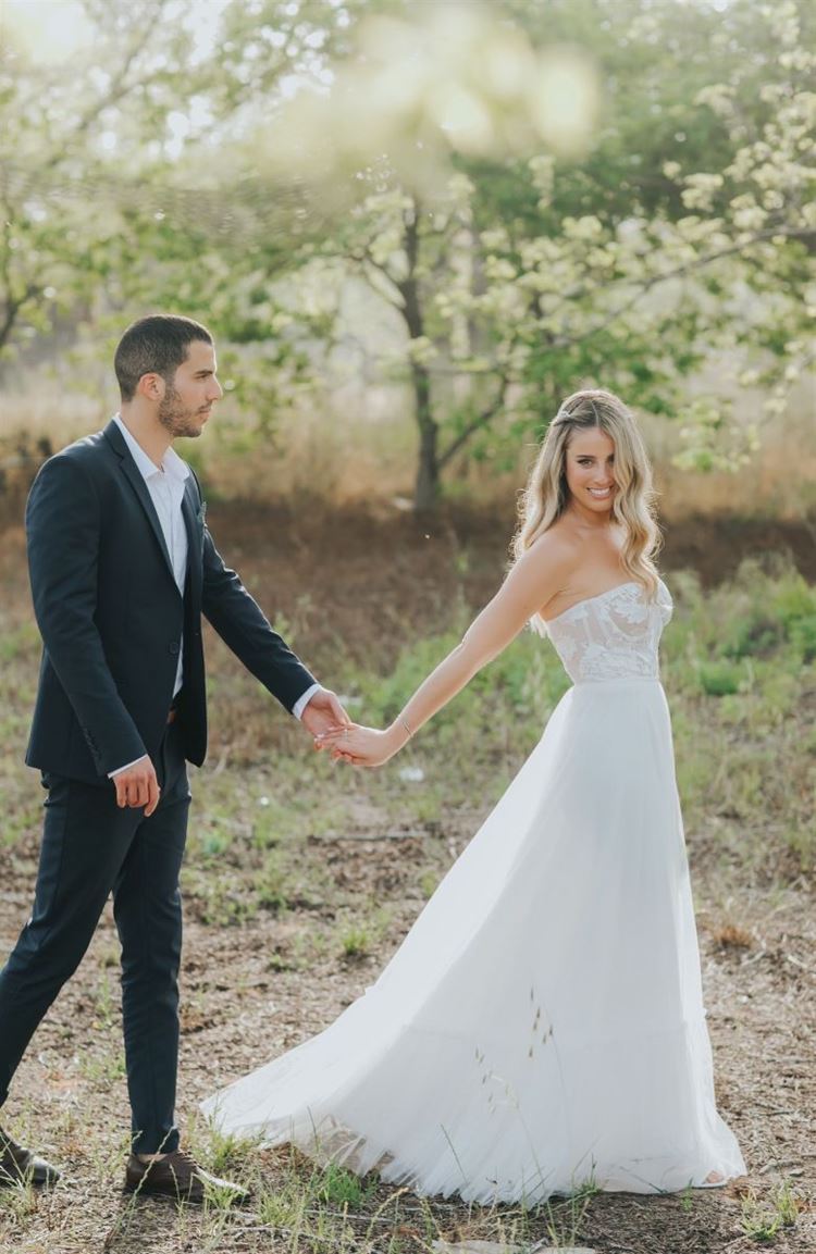 החתונה של חן בירון ודניאל בן עמי (צילום: עידן חסון)