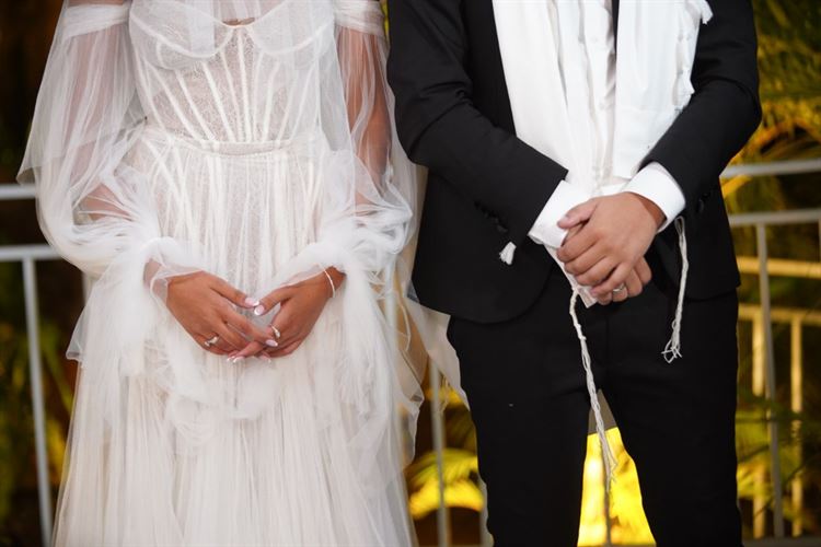 החתונה של יובל אילוק ואבירן עטיה&nbsp;(צילום: גל הפקות)