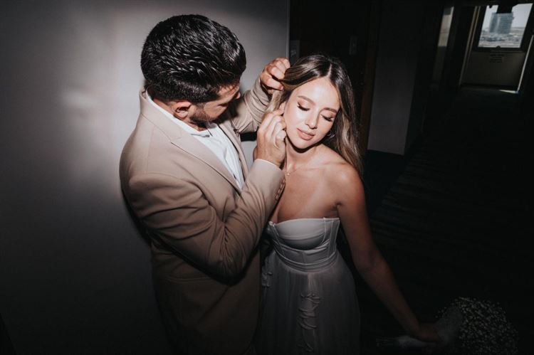 החתונה של דנה וכרמל (צילום: מתן נעים)