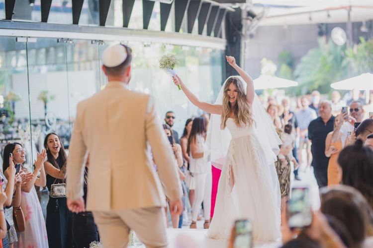 החתונה של דנה וכרמל (צילום: מתן נעים)