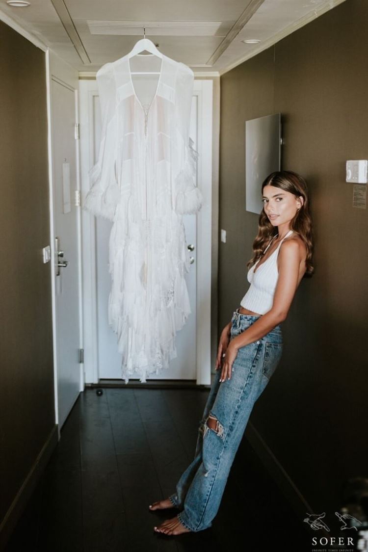 ספיר וניב רגע לפני החתונה (צילום: יניב סופר)