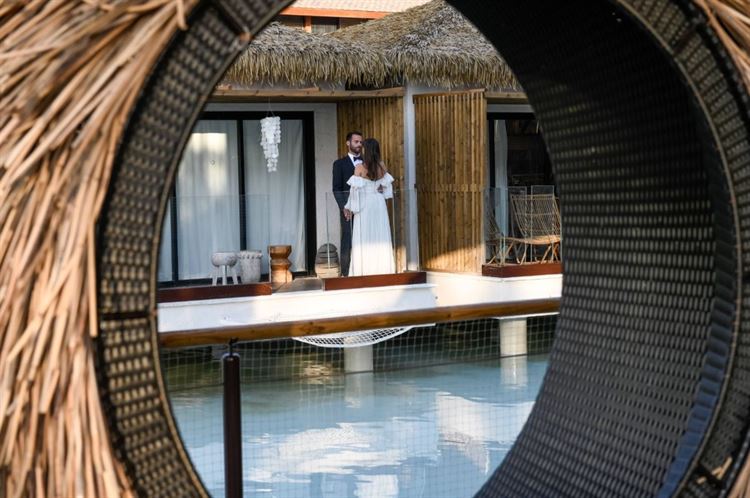 הזוג המאושר (צילום: אלון גרובר)