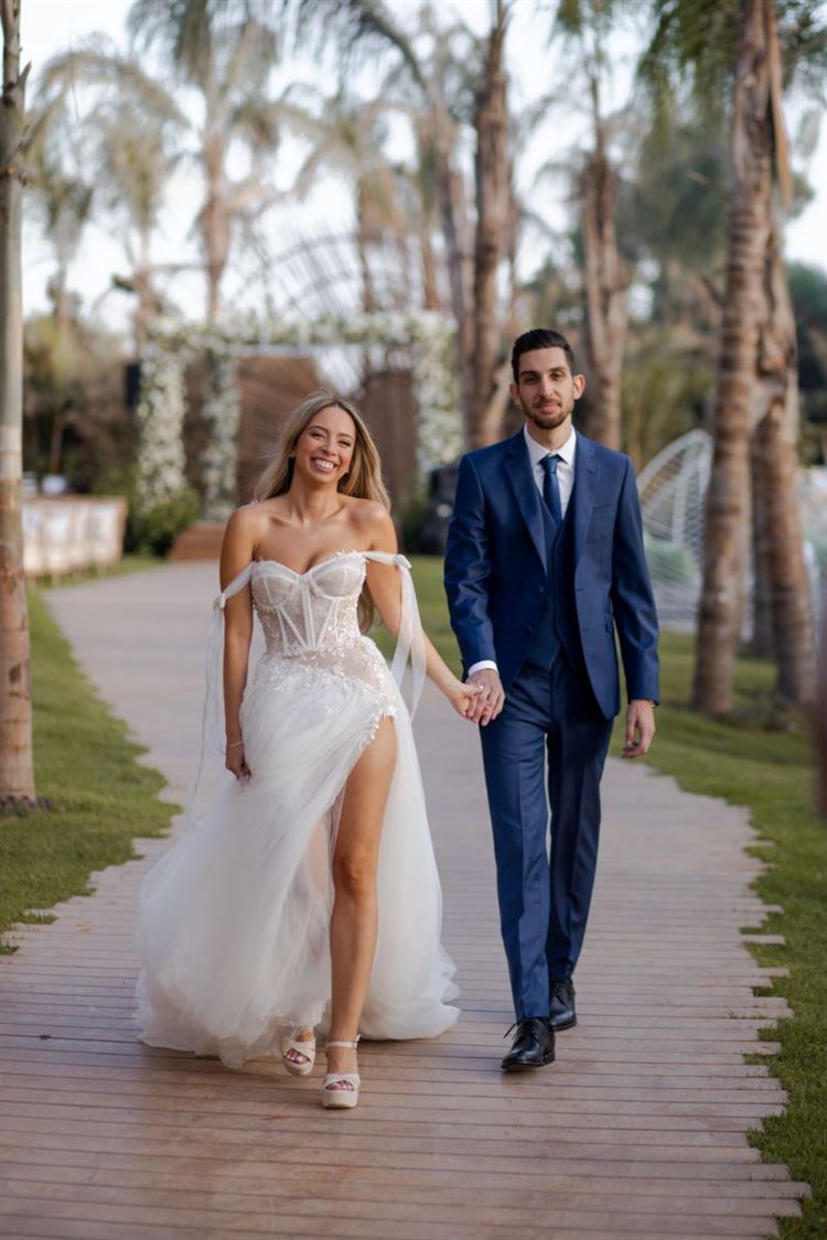 הזוג המאושר, דנה ואריה מולדבסקי (צילום: פיפל פוטוגרפי)