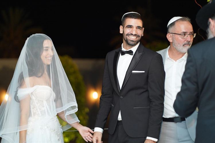 החתונה של לינוי ועידן (צילום: שי בוזלגו)
