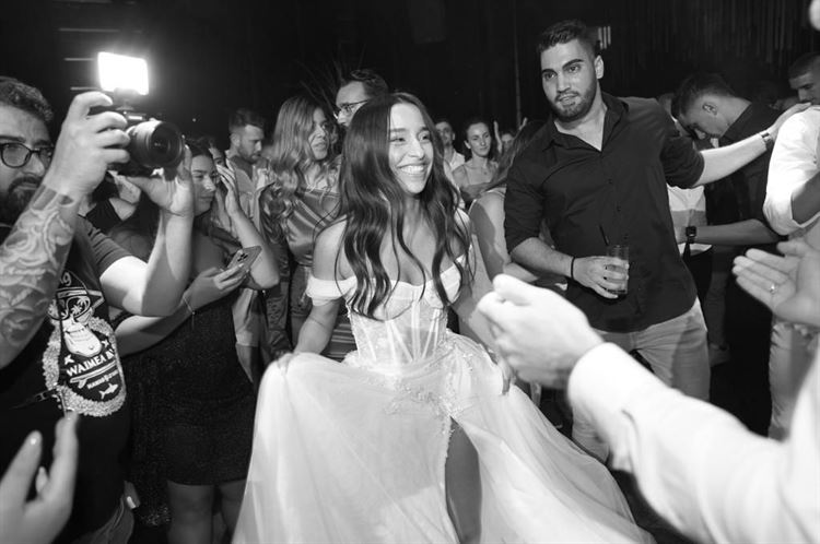 החתונה של לינוי ועידן (צילום: שי בוזלגו)