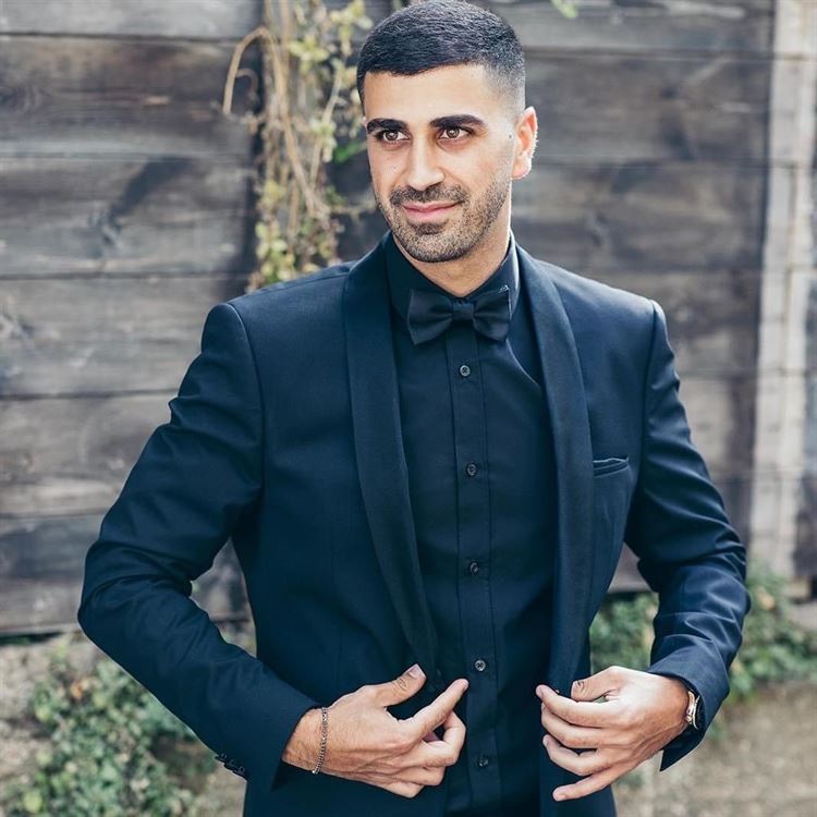 החתן המאושר, החתונה של קארין ואדיר (צילום: שיצו צלמים)