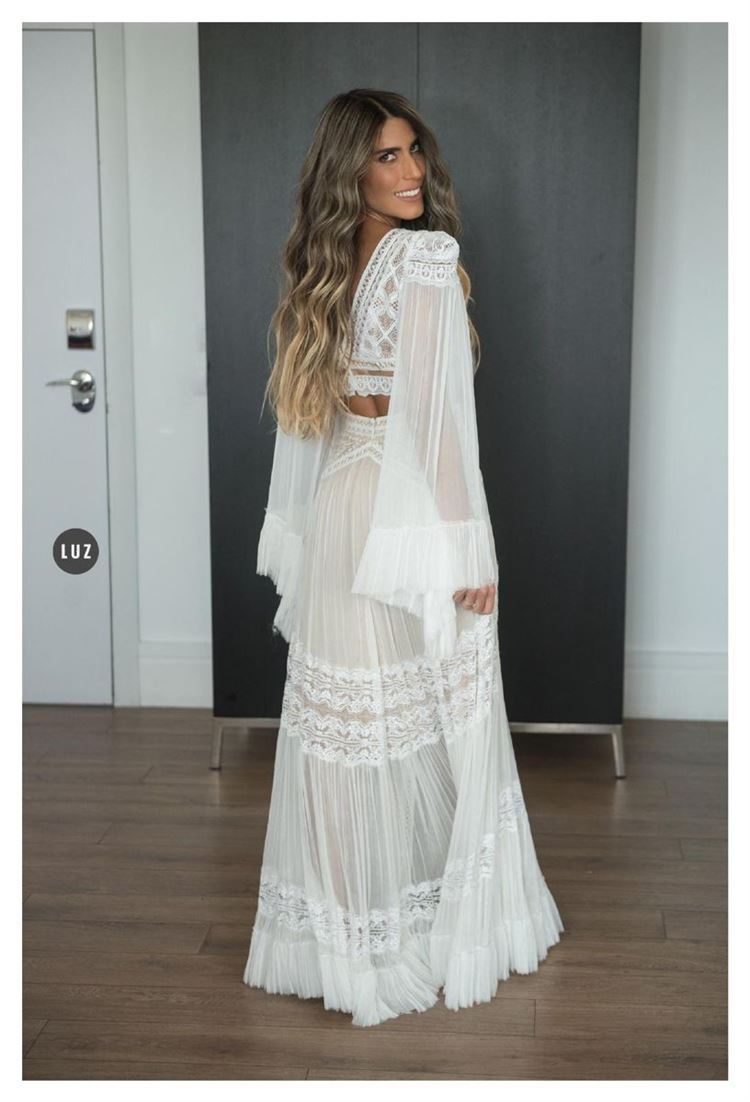 זוהר אזרזר בשמלה של חזן צוקרמן (צילום: LUZ weddings)