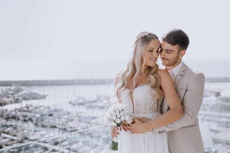 החתונה של דור וספיר (צילום: ברצי)