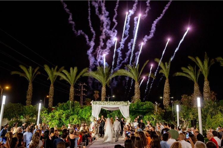 החופה של ספיר ודור באולמי אמארה (צילום: ברצי)