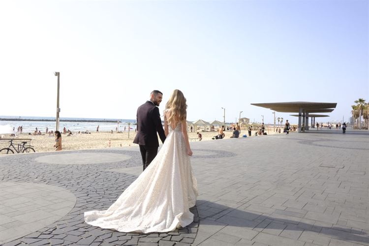 החתונה של דניאל וגלעד (צילום: מריו לוי)