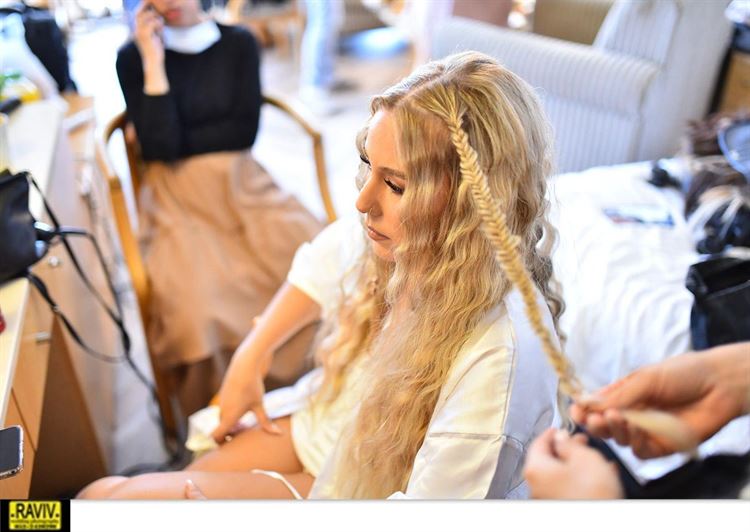 דור עושה שיער, החתונה של דור ועומרי (צילום: רביב צלמים)