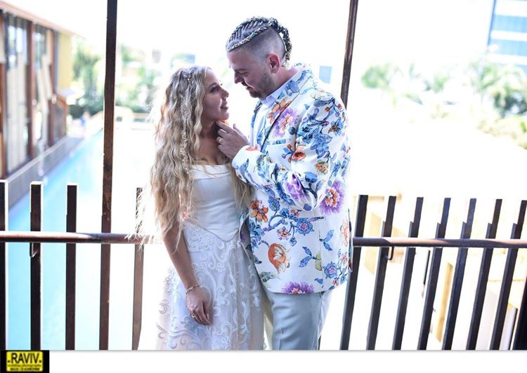 הזוג היפיפה שלנו לפני החתונה בריזורט האירועים קאי (צילום: רביב צילומים)