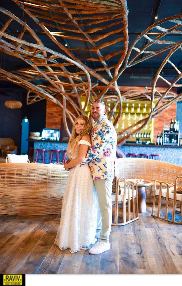 הזוג בריזורט האירועים קאי (צילום: רביב צילומים)