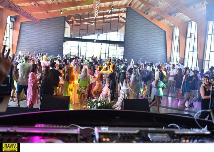 מסיבת החתונה באולם האירועים (צילום: רביב צילמים)