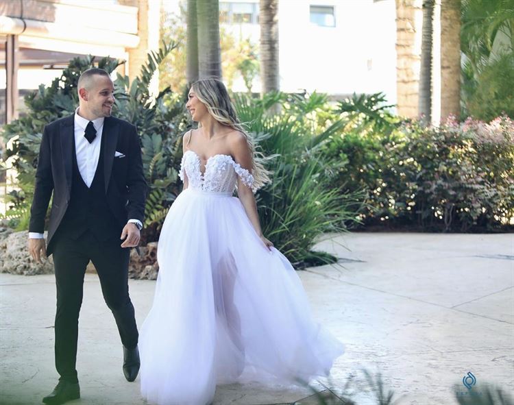 החתונה של ולריה ויהונתן (צילום: אספוסה)