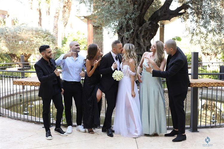 החתונה של ולריה ויהונתן (צילום: אספוסה)