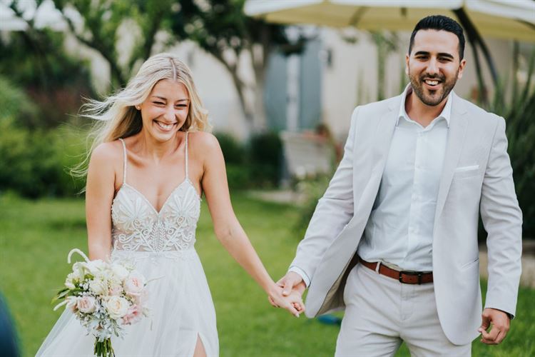 החתונה של מלי וירדן אלמוג (צילום: יוסף חורי)