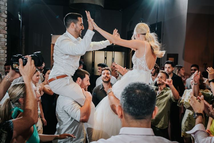 החתונה של מלי וירדן אלמוג (צילום: יוסף חורי)