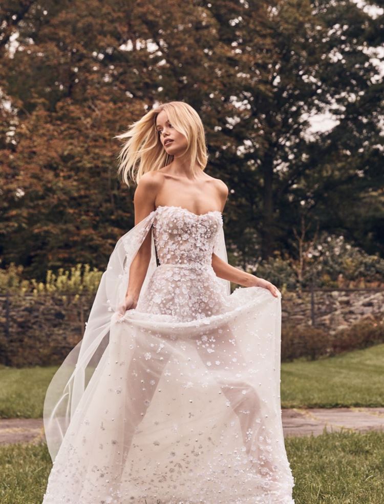 מדהימה, שמלת כלה מקולציית 2022 של לי גרבנאו (צילום: יוסי מיכאלי)