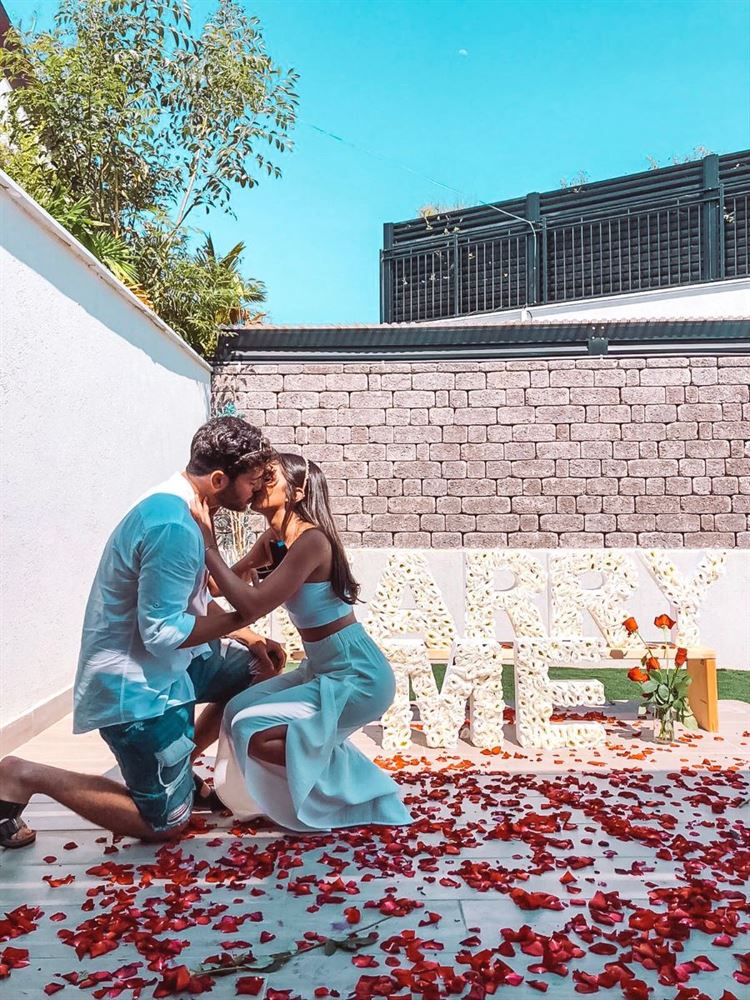 הצעת הנישואים של עדי ואוהד (צילום: קמליה)