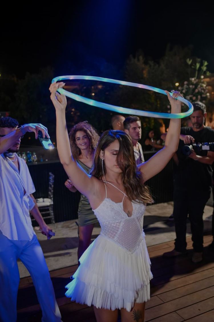 הולה הופ ברחבת הריקודים בגן האירועים גבריאל (צילום: אלון גרובר)