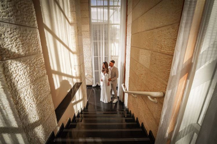 החתונה של חן ויותם (צילום: לירוי ואביעד צילומים)