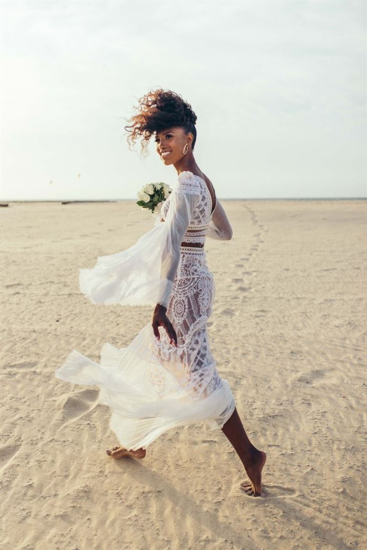 נוי בשמלת הכלה המהממת (צילום: שיצו צלמים)