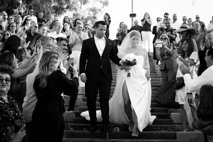 החתונה של דנה ודניאל באמפי בחוות רונית (צילום: עדי כהן צדק)