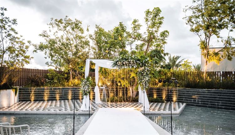 החופה באולם אירועים SEN event mansion