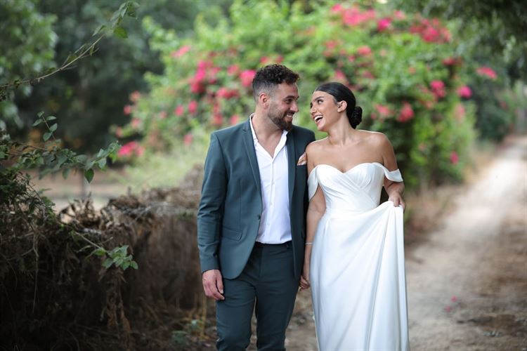 החתונה של קוראל חכמון וליאור שמש (צילום: אבשלום זוהר)