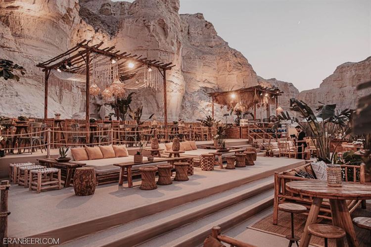 החתונה המדברית של נטע ושיר (צילום: ערן בארי)