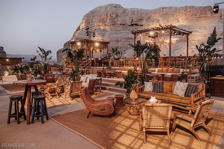 החתונה המדברית של נטע ושיר (צילום: ערן בארי)