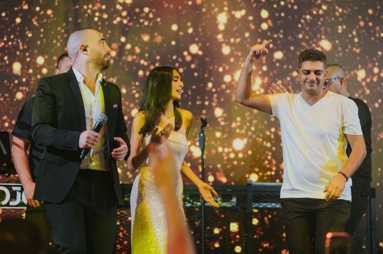 עוחמר אדם בחתונה של נועה ואופיר (צילום: אבשלום זוהר)