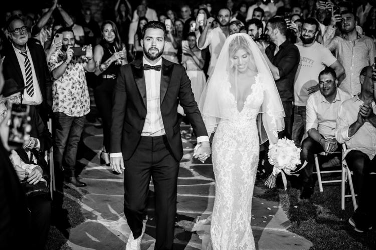 מזל טוב! שיר ואסף (צילום: אלמוג גבאי)