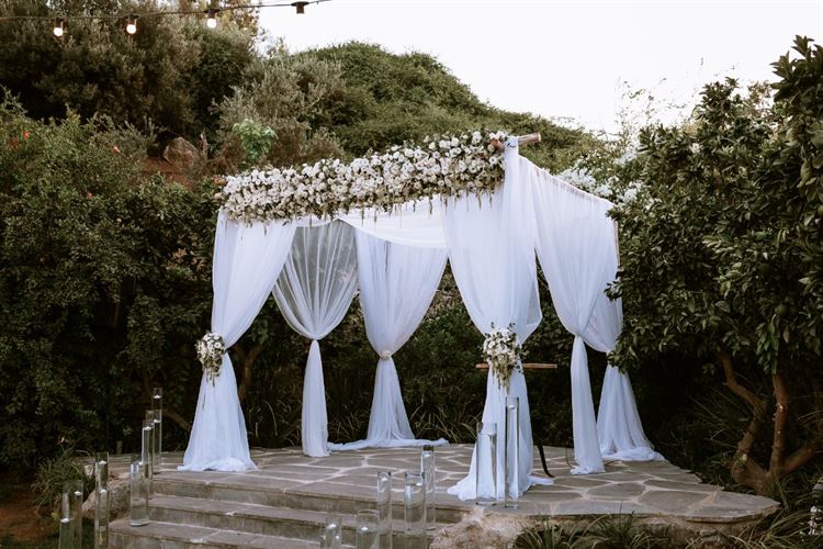 חופת החתונה, החתונה של שיר ואסף (צילום: אלמוג גבאי)