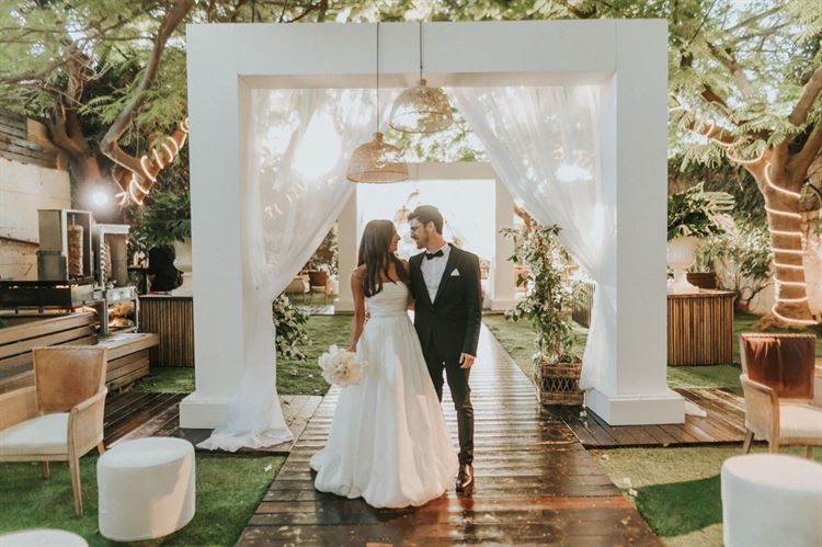 החתונה של שרון כהן ועמית לביא (צילום: people photography)