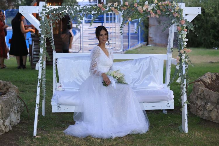 החתונה של שיר ועמרי (צילום: אסף דוד)