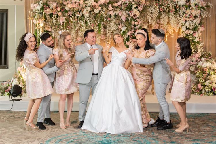 החתונה של אמונה ואריאל (צילום: חיים אפריאט)