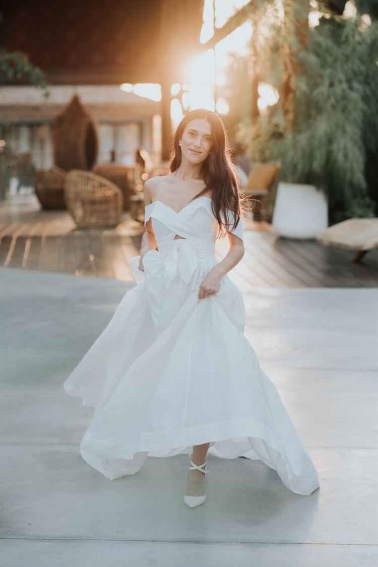 רתם בשמלת הכלה הראשונה של ליהי הוד (צילום: שי בוזגלו)