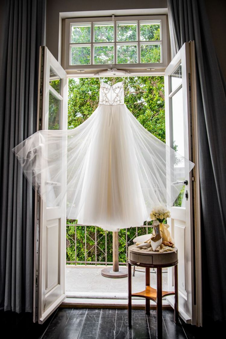 שמלה של נסיכה מהאדגות בעיצוב ענבל דרור (צילום: חיים אפריאט)