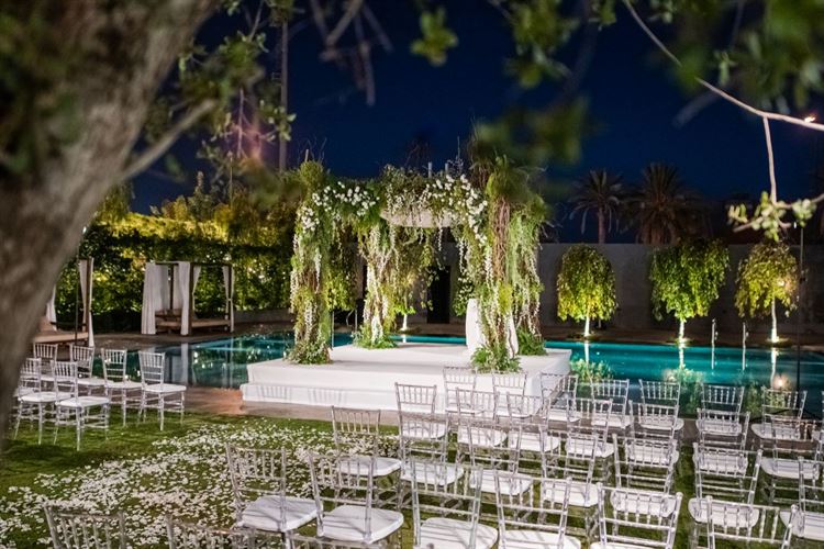 החתונה של נועה לוי ודוד מרציאנו (צילום: חיים אפריאט)