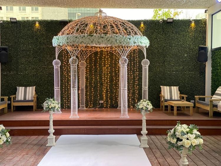 הצצה אל מתחם האירועים 'דה וואן' (צילום: וואלה! מזל טוב)