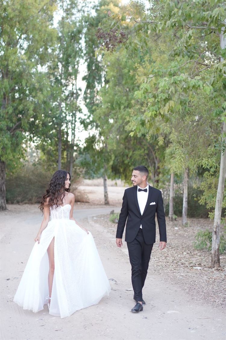 צילומי זוגיות, החתונה של קוראל וחיים (צילום: קמליה)