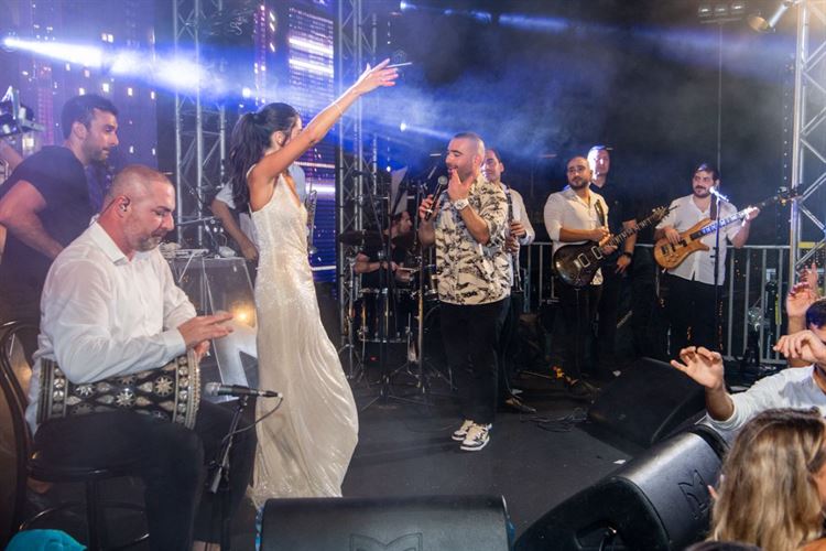 החתונה של דניאל ומתן (צילום: חיים אפריאט)