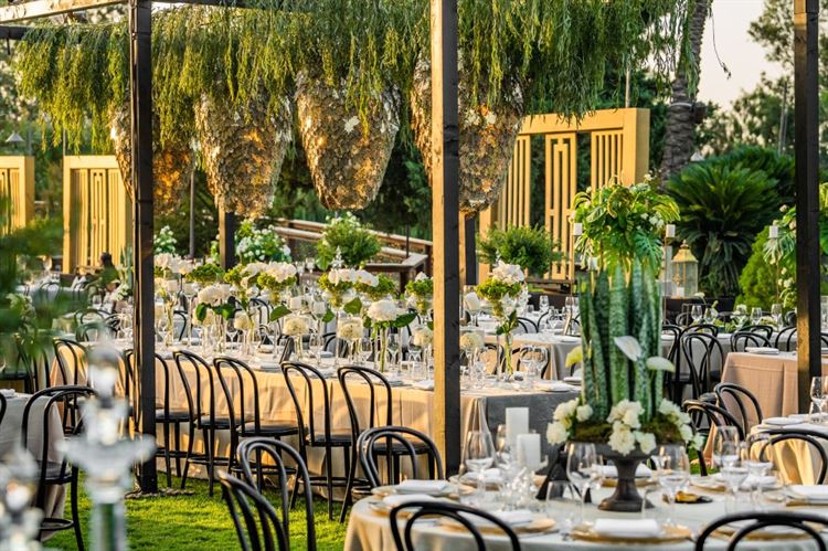 גן האירועים המעוצב חוות רונית (צילום: חיים אפריאט)