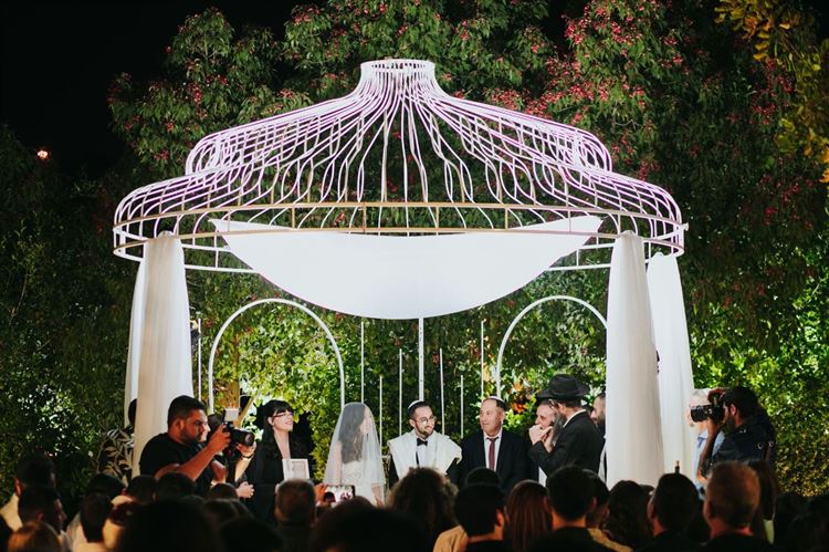 החופה, החתונה של רון ועדן (צילום: לבנה צלמים)