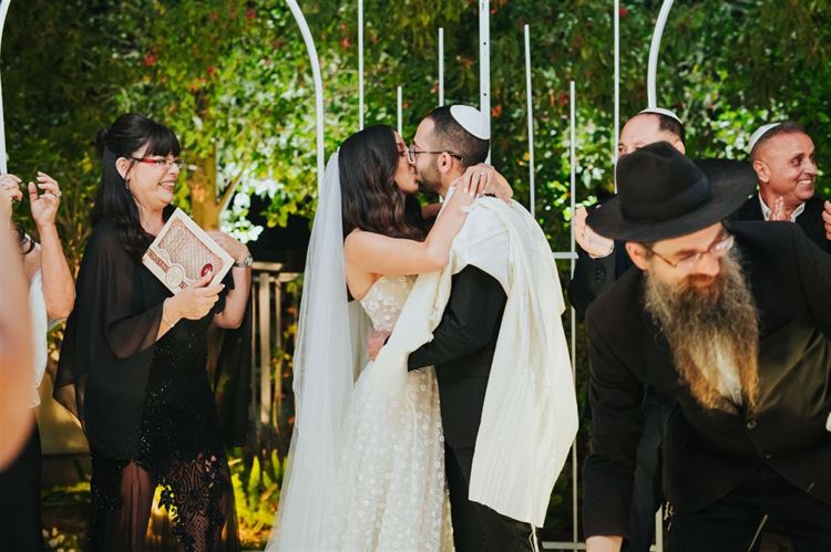 החתונה של רון ועדן (צילום: לבנה צלמים)