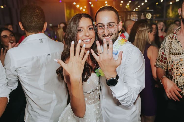 החתונה של רון ועדן (צילום: לבנה צלמים)