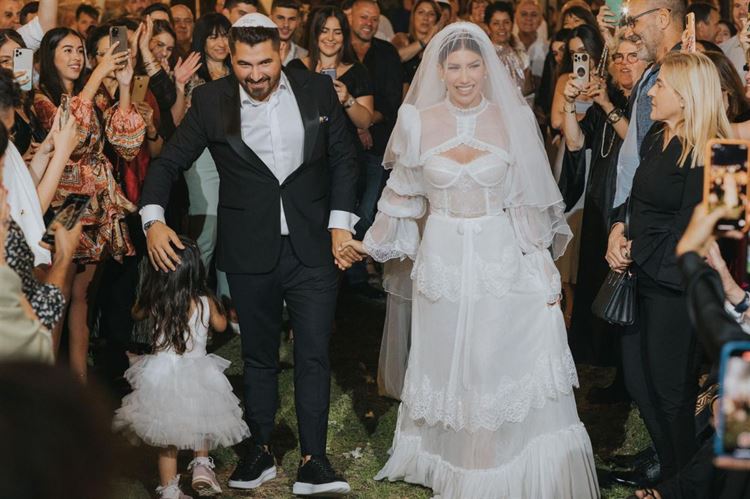 החתונה של שיר תורג'מן ועומר סלומון (צילום: עידן חסון)